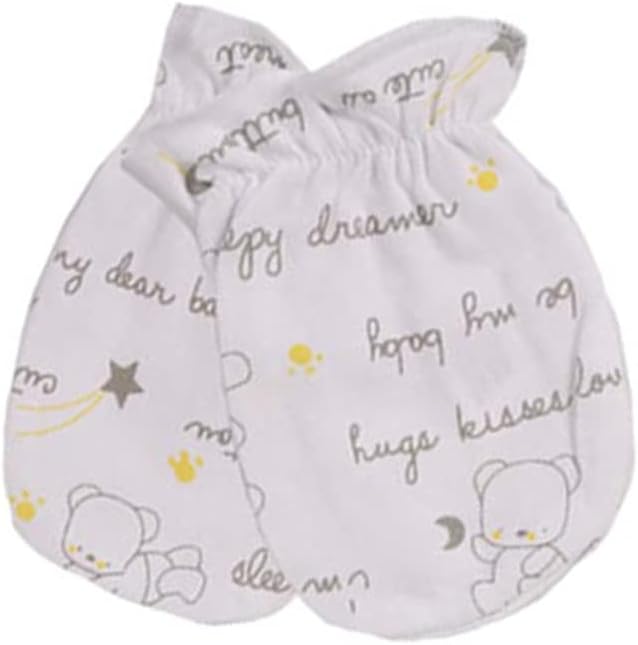 Unisex Baby Cotton Scratch Mittens For Newborn Baby Boys Girls Mittens Accessory 0-6 Months