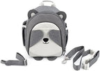 Lulyboo Toddler Backpack Leash - Baby Walking Harness & Anti-Lost Wrist Tether - Kids Backpack 5 Storage Pockets and 2 Adjustable Child Leashes for Kids 1, 2,3,4,5,6,7 Years Old - Ultra-Soft - Panda