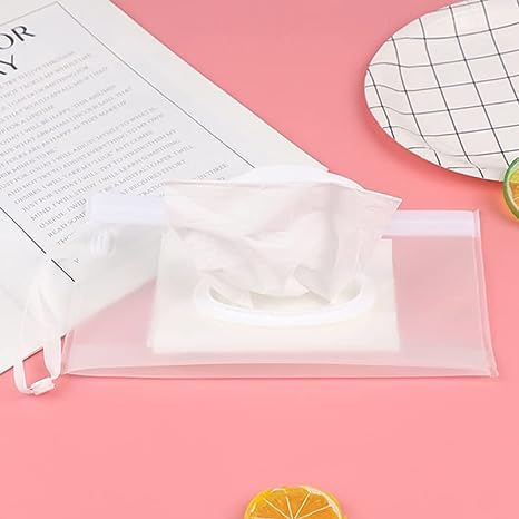 Baby Wipe Case Travel Holder Keeps Wipes Moist Set of Wet Wipes Holders Cases Portable Travel On The Go Refillable Dispenser Container Diaper Wipe Holders