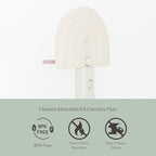 PLAYSMOL Basketball Hoop for Toddlers & Kids, Rainbow Backboard with Blue Rim, Indoor Outdoor Mini Basketball Hoop, Adjustable Height, Colorblock Plush Ball Included, Ages 18m+