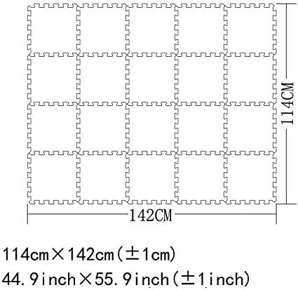 YIMINYUER® 20 Tiles (30cm×30cm×1cm Each Tile) Baby Soft Puzzle Play Mats, Kids Thick EVA Foam Floor, Toddlers & Children's Soft Interlocking Mat R01R04R08G301020