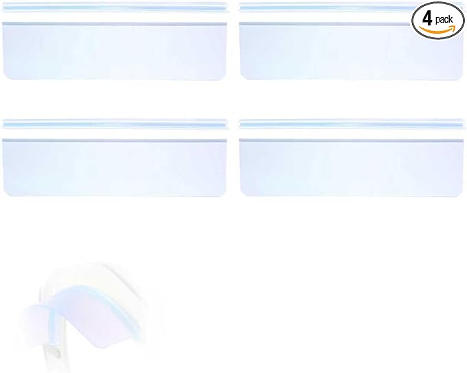 Toilet Seat Urine Splash Guard Set Prevents Spillage，Easy to Clean, Portable Toilet Urine Shield for Boys Bathroom Training Urine Deflector Splash Shield for Kids Adults Toilet Splash Guard (4)