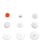 Fielect 75 Type Plastic Gears Kit - Crown, Reduction, Worm Gears for DC Motor DIY Model Toys