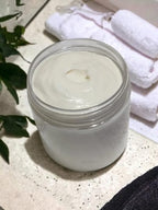 Beef Tallow & Magnesium Body butter - Grass Fed and Finished beef tallow Magnesium Cream- Handmade moisturizer for Cracked, Dry, Itchy skin- eczema cream- diaper rash (UNSCENTED)