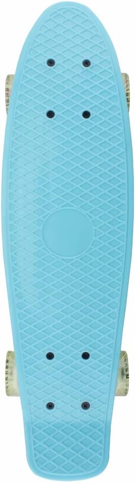 Skateboards Complete 22 Inch Mini Cruiser Retro Skateboard for Kids Boys Youths Beginners