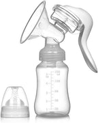 Handheld Manual Breast Pump – Portable & BPA-Free Milk Extractor for Breastfeeding Moms, Soft Silicone Suction, Quiet & Easy to Use