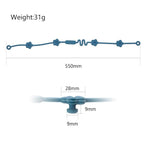 3Pcs Baby Silicone Teether Toy Set - Food-Grade Silicone Teething Relief Toys,Wooden Ring Teether Cute Bear Toy and Toy Straps for Babies 3-12 Months (Bright Beige)