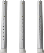 VMS Shower Stool - 300 lbs Capacity, Height Adjustable, Non-Slip Feet, Tool-Free Assembly, TAA Compliant