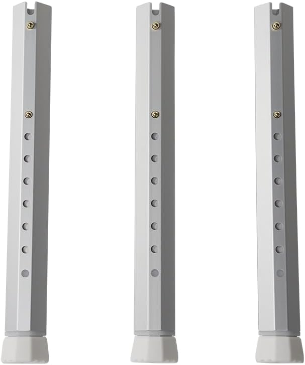 VMS Shower Stool - 300 lbs Capacity, Height Adjustable, Non-Slip Feet, Tool-Free Assembly, TAA Compliant