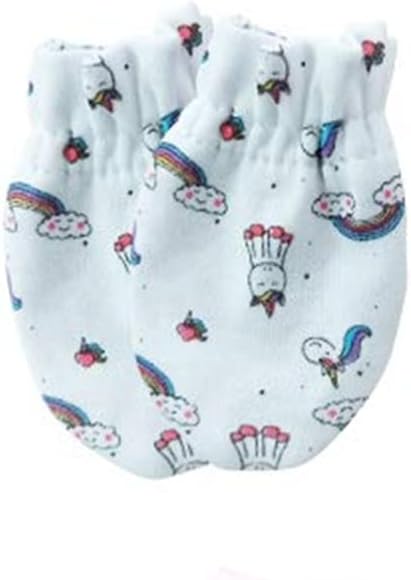 Unisex Baby Cotton Scratch Mittens For Newborn Baby Boys Girls Mittens Accessory 0-6 Months