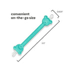 oogiebear: Baby Nose Cleaner & Ear Wax Removal Tool - Safe Booger & Earwax Removal for Newborns, Infants, Toddlers - Dual-Ended - Essential Baby Stuff, Diaper Bag Must-Have, Orange & Seafoam with case