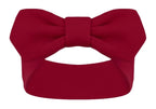 Creative Knitwear Pennsylvania Quakers Infant Girls Crimson Solid Hair Knot Headband Embroidered Logo - Size Newborn - 4T