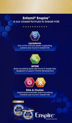 Enfamil Optimum (Enspire), Our Closest Formula to Breast Milk, Immune-Supporting Lactoferrin and Brain-Supporting DHA Baby Formula, Powder 30 Oz Refill (Pack of 3)