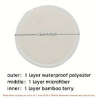 8 pcs(4 Pairs) Random Prints Breast Pads for Nursing Mothers, Reusable and Washable (8pcs Random Prints)