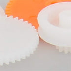 Fielect 78Pcs Plastic Gears Kit DC Motor Kit DIY Gear Assortment Accessories Set for Robot Various Axle Belt Bushings