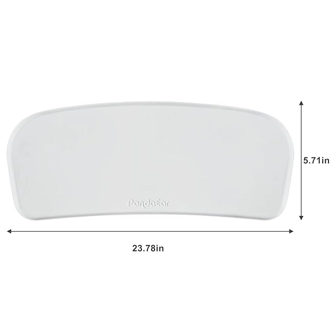 PandaEar Portable Baby Seat Travel| Compact Fold with Straps for Indoor/Outdoor Use| Great for Camping, Beach, Lawn |Toddlers, Kids, Boys, Girls (Grey with Placemat)