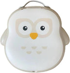 CoocooBaby Portable potty seat for toddler travel, Portable toilet for kids with Potty Liners, Travel Bag, Foldable Car Potty for Toddler (Owl)