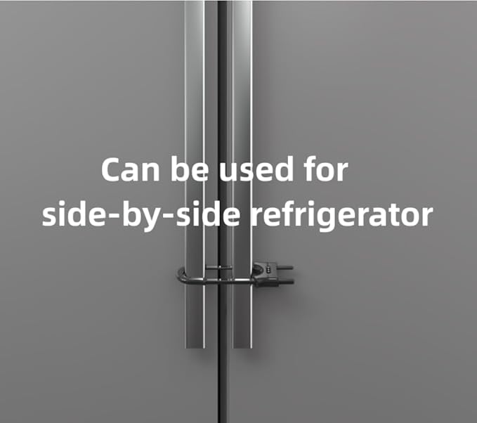 4 Pack Child Proof Sliding Cabinet Door Code Locks Baby Safety Cupboard Locks Adjustable U Shaped Cabinet Latches for Knob Handle Drawers Closet (4 PCS, Grey)