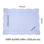 Personalized Baby Blanket Baby Quilt Monogrammed Blankets for Boys and Girls Embroidered Baby Gifts Plaque2