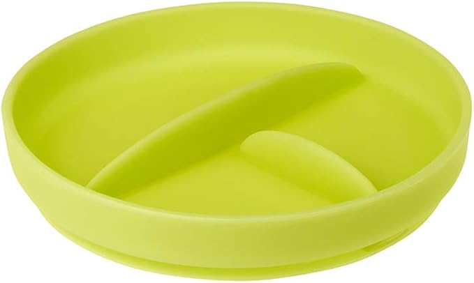 Olababy 100% Silicone Suction Plate | Toddler Plates With Suction | Divided Plates For Kids | Self Feeding Baby Essentials | Food Grade Silicone | Baby Registry Must Haves | Microwave Dinner Plates