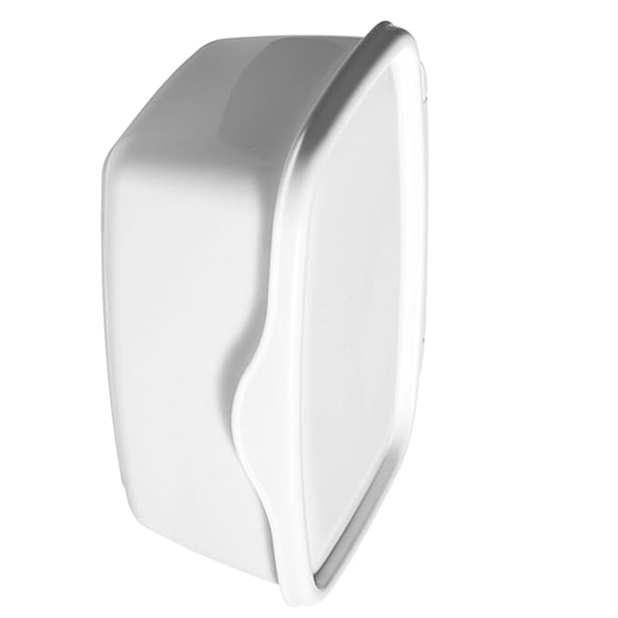 Totority 2pcs Wet Tissue Dispenser Box with Lid, Baby Wipe Holder, Plastic Tissue Storage Container for Home, Office, Bathroom, White