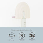 PLAYSMOL Basketball Hoop for Toddlers & Kids, Rainbow Backboard with Blue Rim, Indoor Outdoor Mini Basketball Hoop, Adjustable Height, Colorblock Plush Ball Included, Ages 18m+