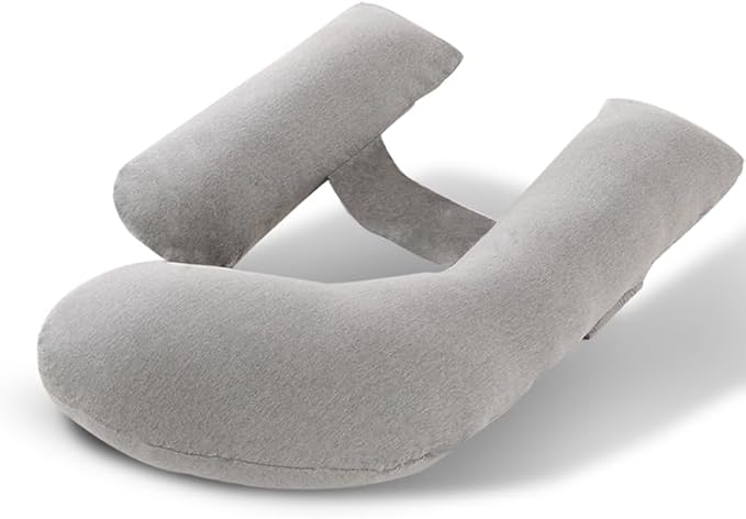 Pregnancy Pillow Maternity Pillow for Side Sleeping Soft Pregnancy Body Pillow for Pregnant Women, Maternity Pillow with Detachable and Adjustable Pillow Cover