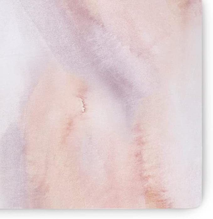 Oilo Crib Sheet, Breathable, Fitted, Turkish Cotton Jersey, 300 Thread Count, Machine Washable, Fits Standard Crib (28" x 52" x 6"), Toddler Bedding, Girl, Boy, & Neutral Nursery Design, Sandstone