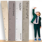 Personalized Growth Chart for Wall - Kids Height Ruler, Wooden Growth Chart for Kids, Wall Ruler for Kids Height Measurement and Height Growth Chart for Home - Kids Sizing Chart