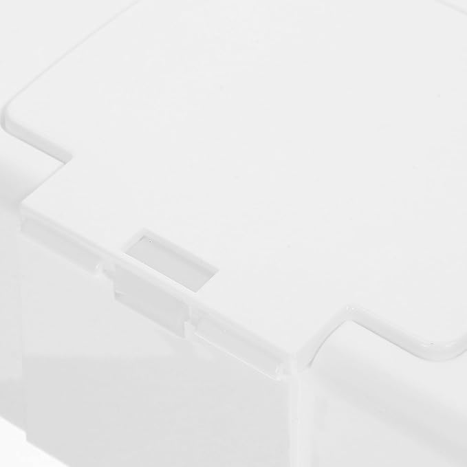 2Pcs Refillable Baby Wipe Container Wipes Dispenser Case Baby Wipes Storage Container Sealed Keeps Wet Tissue Box Cover Holder 6.68 x 4.13 x 2.36Inch