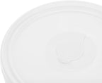 Ciieeo Large Capacity Wet Tissue Holder, Portable Car Wipes Dispenser,flushable Wipes Container with Lid, Refillable Bucket for Baby, Bathroom, Travel, White