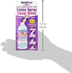 NeilMed NasaMist All in One Multi Purpose Saline Spray, 6.3 Fl Oz