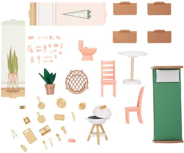 Click & Play Fully Assembled Pop-Up Wooden Dollhouse