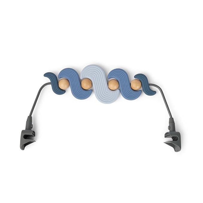 Ergobaby Evolve 3-in-1 Bouncer Toy Bar Accessory, Serene Swells