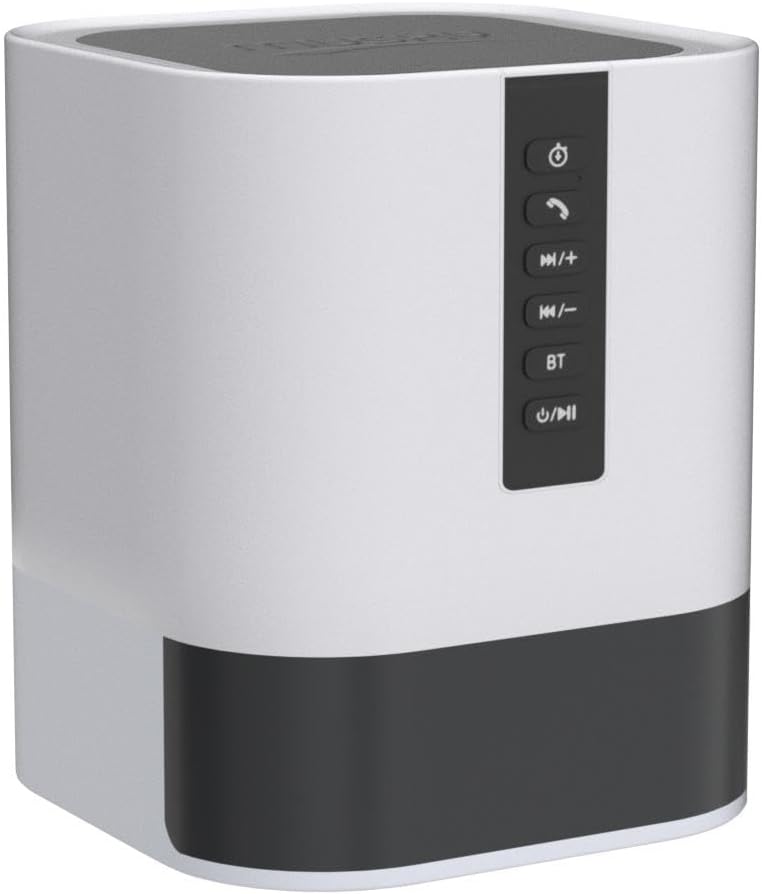 Night Light Bluetooth Speaker, 5 in 1 Touch Control Bedside Lamp Dimmable Multi-Color Changing, Bedroom Alarm Clock, Best Birthday Gift Ideas for 10 11 12 13 14 Year Old Teenage Girls/Boys