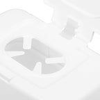 Wipes Dispenser Wipes Container Plastic Wet and Dry Tissue Box Simple Button-Type for Bathroom Home Office 6.68 x 2.36 x 4.13Inch