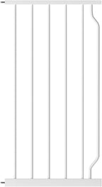 WAOWAO Baby Gate 14.16" Extra Wide Pressure Mounted Walk Through Swing Auto Close Safety White Metal Toddler Kids Child Dog Pet Puppy for Stairs,Doorways,Kitchen