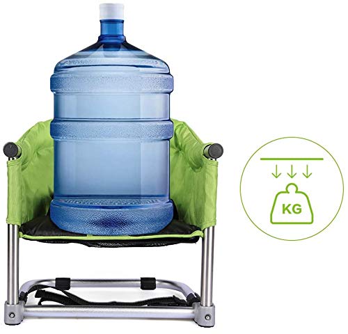 Booster Seat for Dining Table: Portable Toddler Booster Chair with Safety Buckle and Height Adjustable, Foldable Baby Feeding Chair, Kids High Chair Booster Seat for Kitchen Home Travel - Green