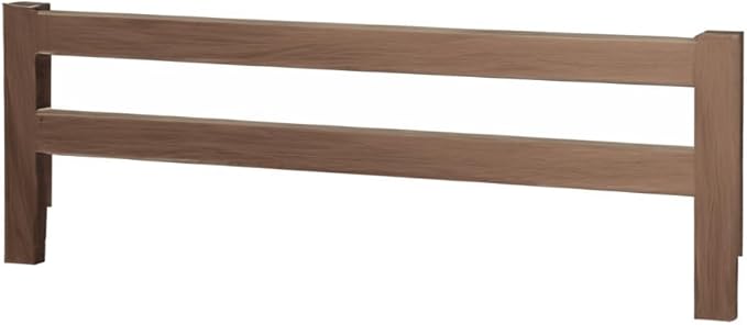 Safety Guard Rail for Baby, Kids, and Children - Solid Wood Safety Bed Rail for Toddlers - Easy Installation - Premium Protection for Bunk, Twin, Full, Queen and King Size Beds - (Harvest Brown)