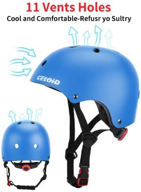 Kids Bike Skateboard Helmet Pad Set,Toddler Cyling Protective Gear Knee & Elbow Pads Wrist Guards for 5-8-10-12-14-16 Years Girls Boys Bicycle Scooter Roller Skate Inline Skating Rollerblading