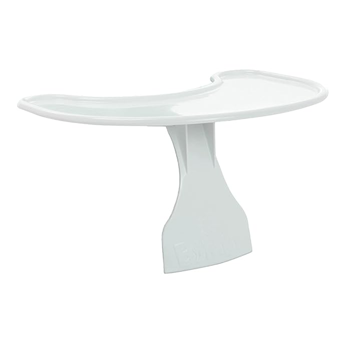 Bumbo Baby Floor Seat, Portable Infant Sit Up Activity & Eating Chair with Tray Accessory, Powder Blue - Feeding and Sitting Lounger for Babies and Infants Ages 3 to 12 Months