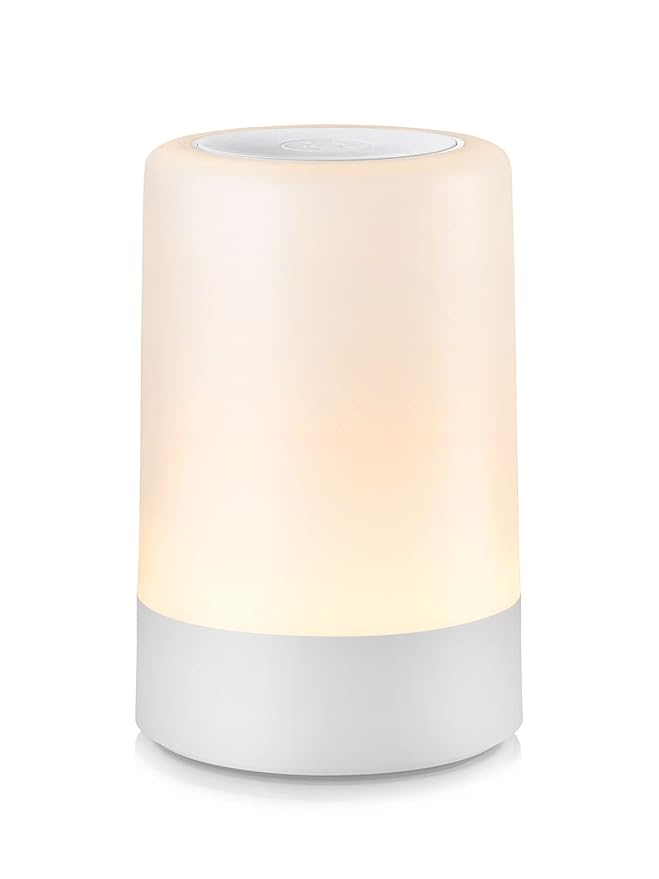 G Keni Nursery Night Light for Baby, Portable LED Touch Night Lamp for Kids and Adult, Breastfeeding, Sleep Aid, USB Rechargeable Nursing Lamp, Bedside Dimmable Warm Night Light, Soft Eye Caring