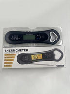 Meat Thermometer Digital Instant Read, with Bottle Opener, for Grill and Cooking, Backlight & Calibration Food Thermometer, Kitchen Gadgets for BBQ, Turkey, Candy, Liquids