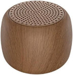 Babelio White Noise Sound Machine for Adults Kids Baby, Mini, 15 Non-looping Sounds, Timer, Memory Function, Easy to Pocket and Travel Wood Grain