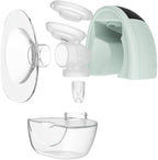 Zomee Fit Wearable Breast Pump, Hands Free Pumping, Portable, Ultra-Low Noise, Double Electric Breast Pump - Holds 6 oz - Wireless Breastpump 2+ Hours of Battery, Leak Proof Anti Backflow System