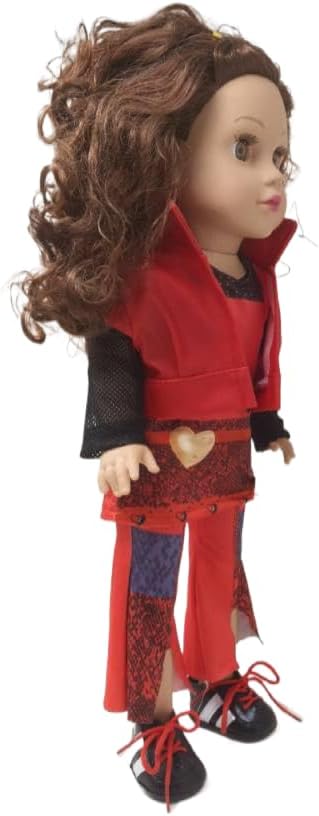 3pcs American Doll Clothes Gift for 18 inch Doll Clothes and Accessories, Including Top、Vest、Pants of Red Style