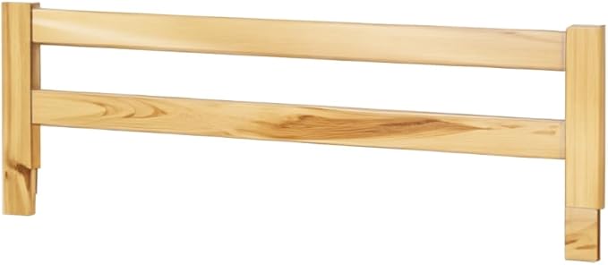 CC KITS Safety Guard Rail for Baby, Kids, and Children - Solid Wood Safety Bed Rail for Toddlers - Easy Installation - Premium Protection for Bunk, Twin, Full, Queen and King Size Beds - (Unfinished)
