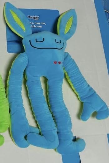 Mushies Stretchable Pop Tube Toy – Extra-Long 18" Retractable Arms/Legs, Hook and Loop Hands/Feet – Wearable, Bendable Fidget for Focus, Mood & On-The-Go Fun