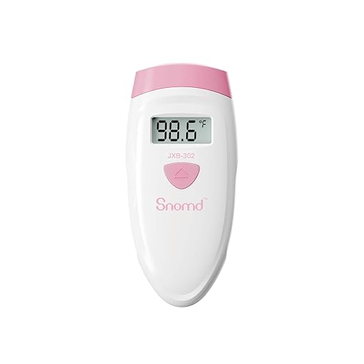 Non-Touch Forehead Thermometer, Digital Infrared Thermometer 2 in 1 for Adult and Kids Baby Thermometer with Fever Alarm