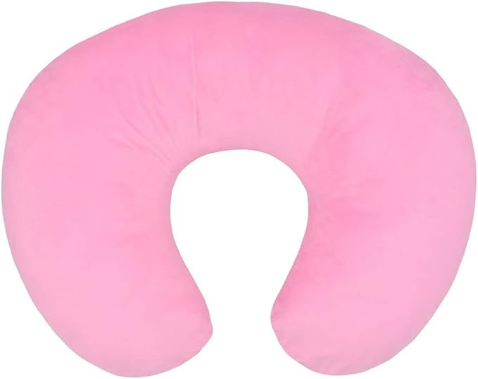 Nursing Pillow and Positioner, Breastfeeding, Bottle Feeding, Baby Sitting Support with Removable Ultra Soft Minky Cover, Tummy Time Support for Baby Boys and Girls